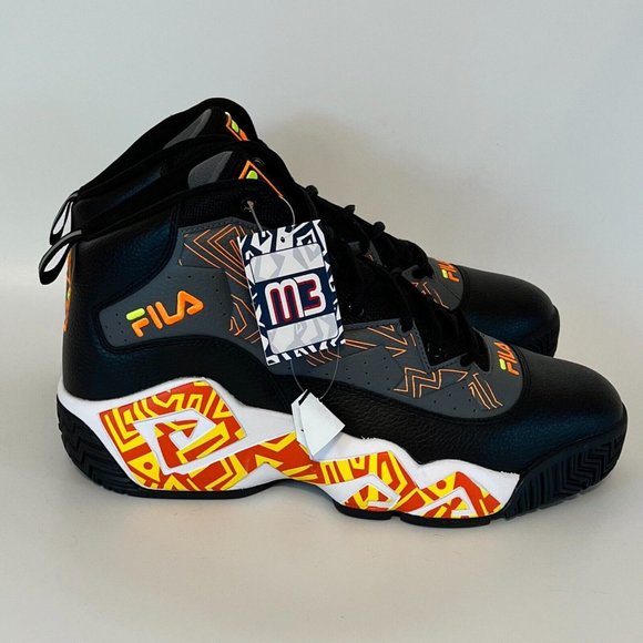 Fila Shoes Fila Mens Mb Bm1742054 Black Lace Up Basketball